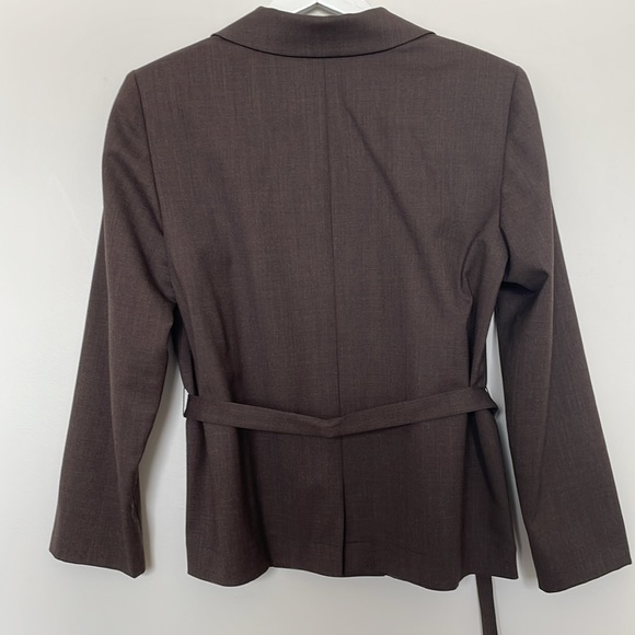 2 piece Lida Baday Brown Wool Suit - Picture 2 of 7